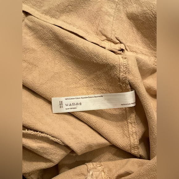 Free People Tan Wide-Leg Culottes / Pants XS - Picture 8 of 8